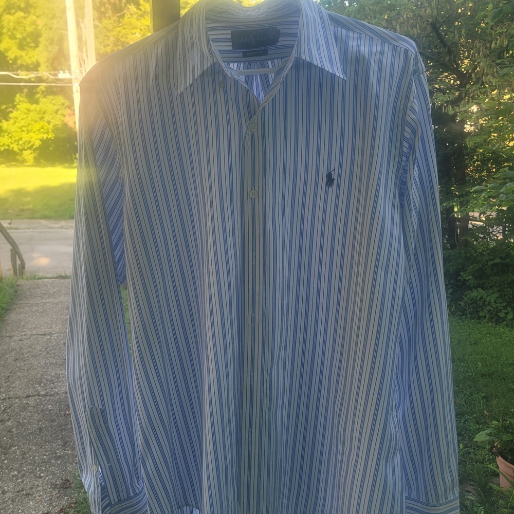 Ralph Lauren Men's Classic Fit Polo Shirt, Long Sleeve, 100% Cotton, Size Large